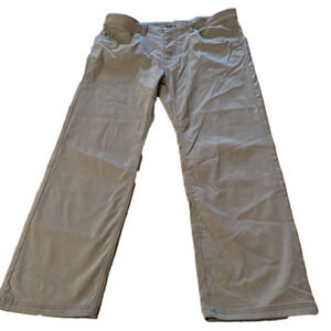 PRANA mens pants, brown, slim fit 36WX30L